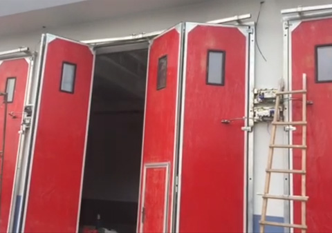 F-700曲臂門電機工程現(xiàn)場實拍